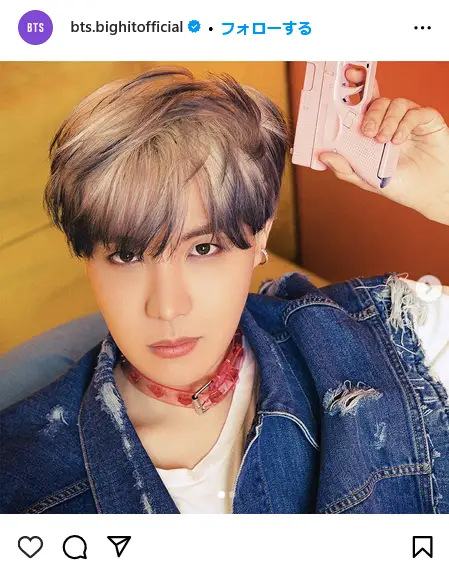 第5位：J-HOPE（BTS）（255票）