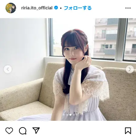 Instagram（@riria.ito_official）