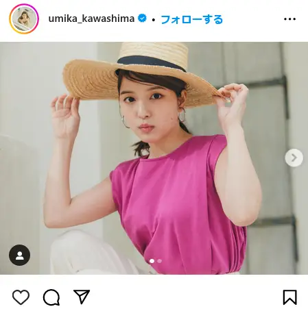 Instagram（@umika_kawashima）