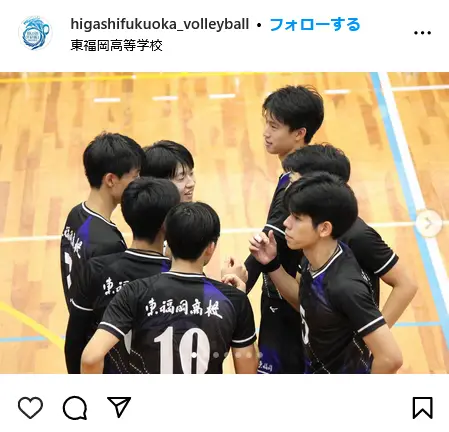 Instagram（@higashifukuoka_volleyball）