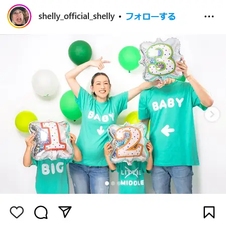 Instagram（@shelly_official_shelly）