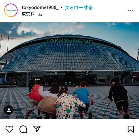 Instagram（@tokyodome1988_）