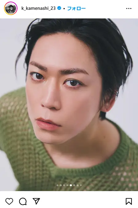 第8位：亀梨和也（KAT-TUN）（37票）※同率