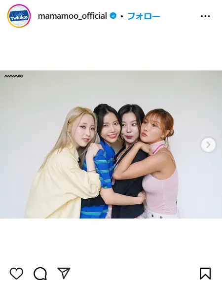 Instagram（@mamamoo_official）