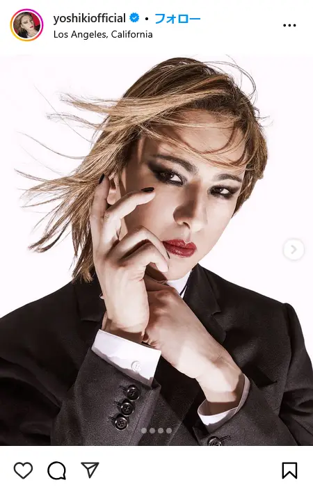 第6位：YOSHIKI（X JAPAN）（165票）