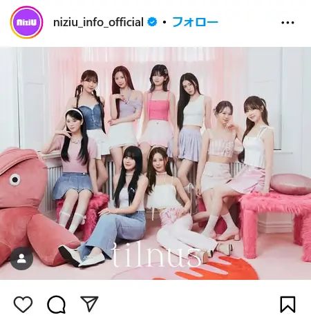 第1位:NiziU(110票)