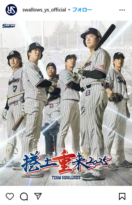 第9位:東京ヤクルトスワローズ(527票)