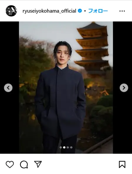 第1位:横浜流星/28歳(359票)