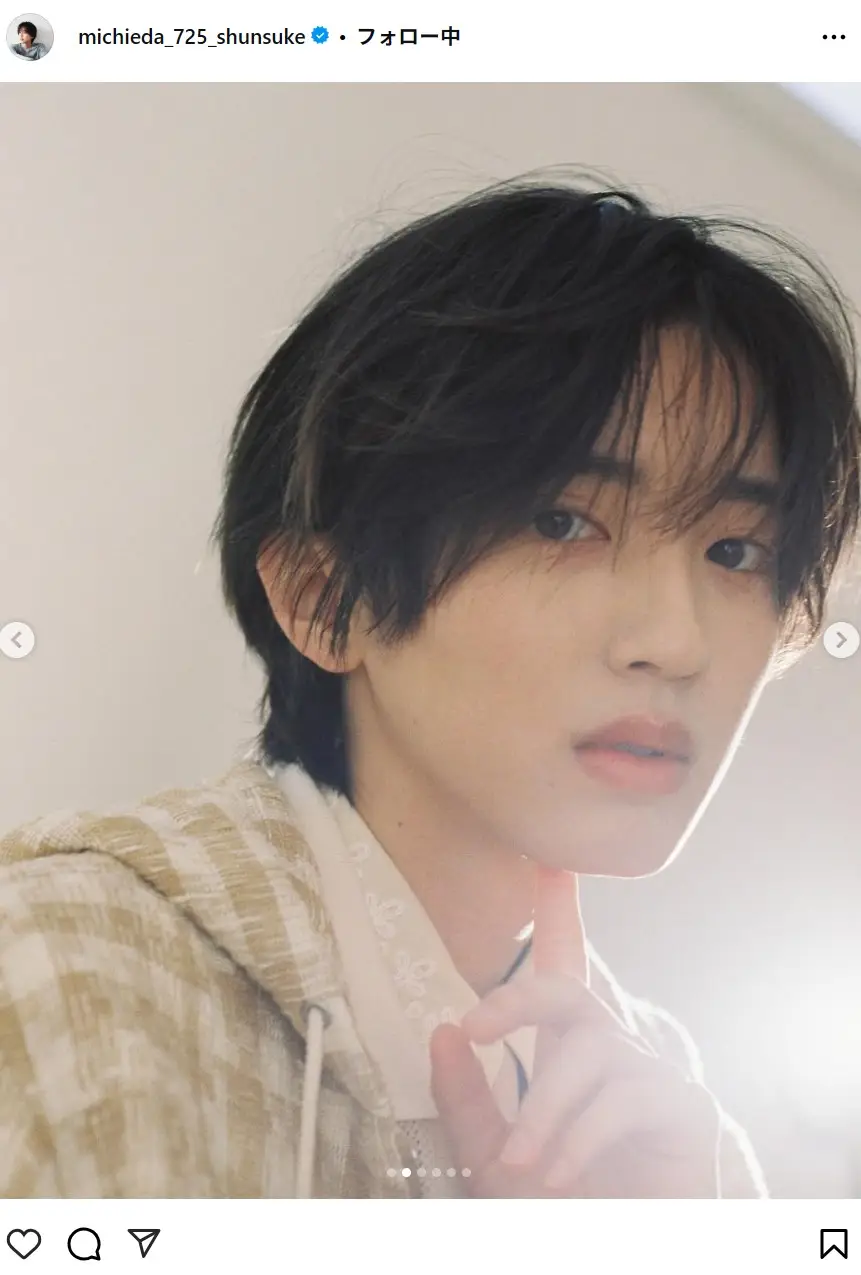 第7位:道枝駿佑(なにわ男子)180cm※同率