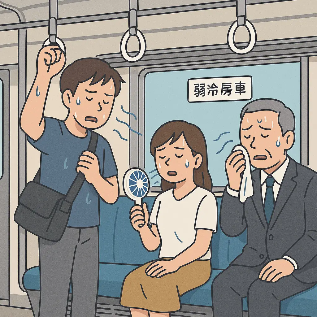 第5位：弱冷房車が本当に弱すぎる（357票）