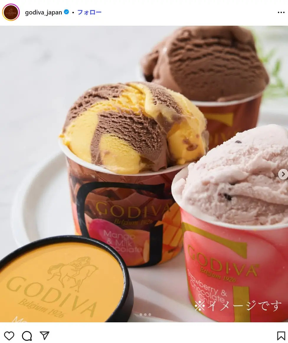 第9位:ゴディバ(カップアイス、ショコラアイスなど)(125票)