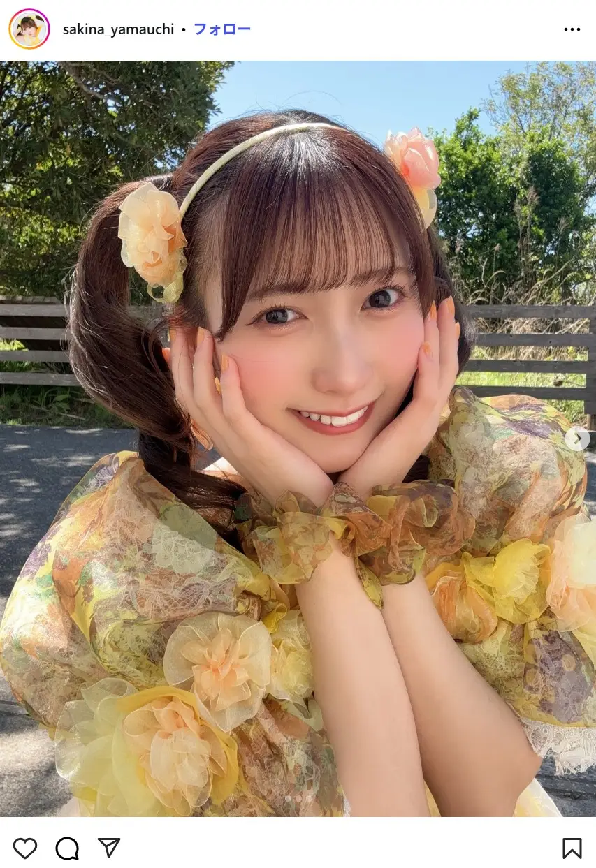 第7位:山内咲奈/黄担当(315票)