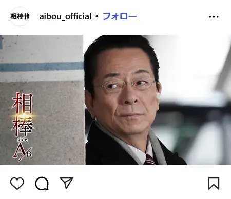 第1位:水谷豊(661票)