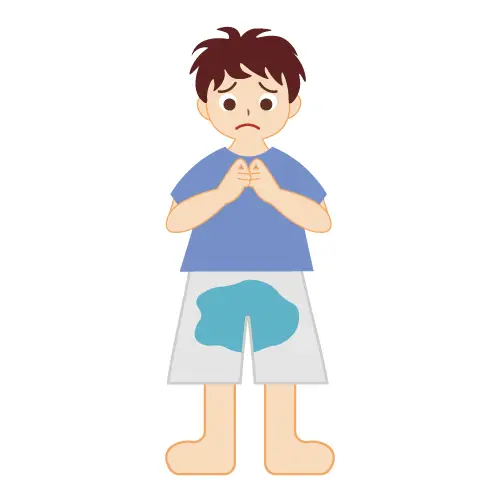 第7位：お着替え完了後のおもらし（114票）※同率