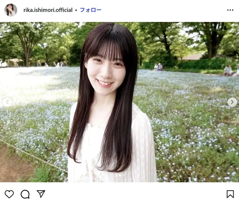 第3位：石森璃花（櫻坂46）/群馬県（206票）