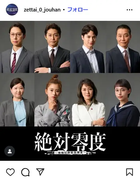 第5位：「絶対零度～情報犯罪緊急捜査～」主演：沢口靖子（137票）