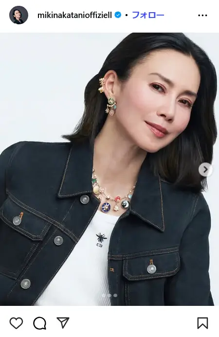 第4位：中谷美紀（327票）