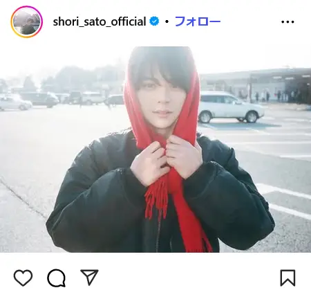 第10位：佐藤勝利（timelesz）（34票）