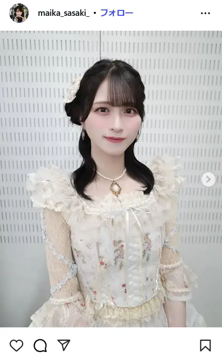 第2位:佐々木舞香(159票)