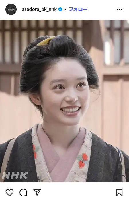 第1位：松野トキ（まつの とき）／髙石あかり（277票）