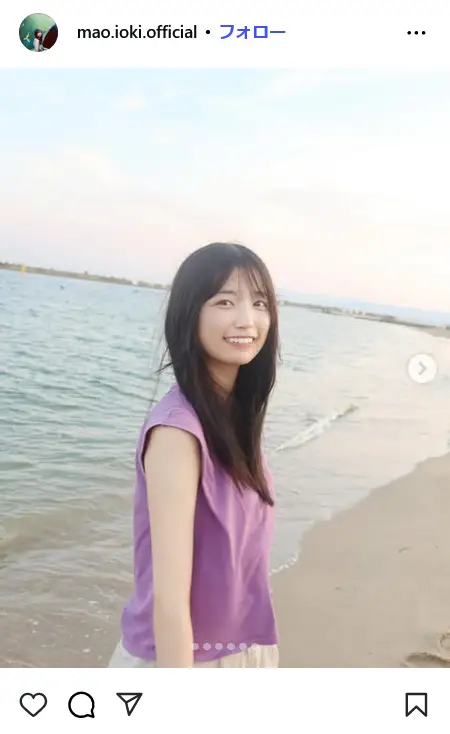 第1位:五百城茉央(乃木坂46)(189票)