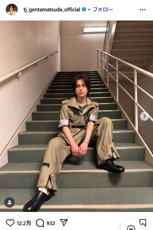 第5位:松田元太(Travis Japan)(69票)