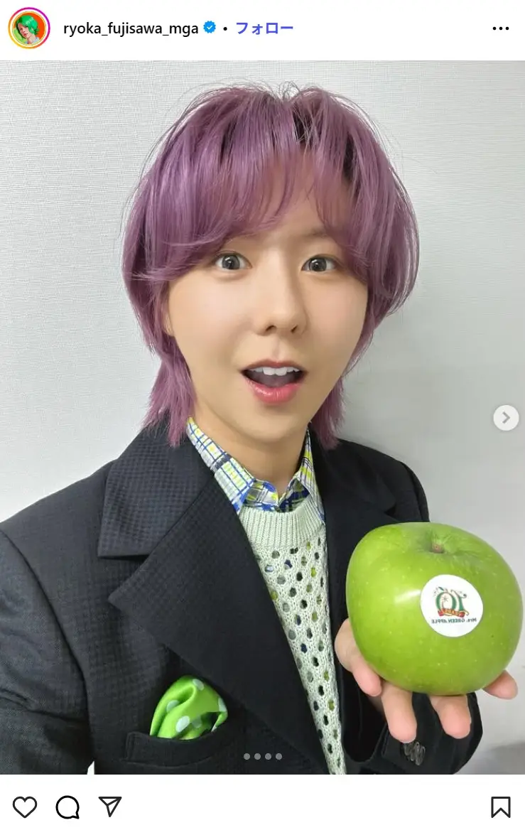 第8位：藤澤涼架（Mrs. GREEN APPLE）（188票）