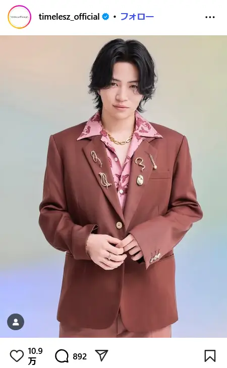 第2位:菊池風磨(timelesz)(179票)