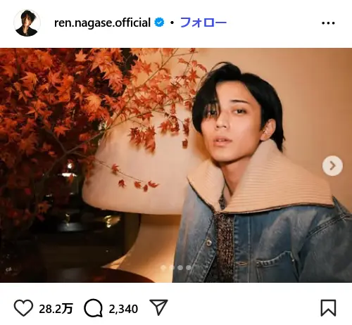 第3位:永瀬廉(King & Prince)(87票)