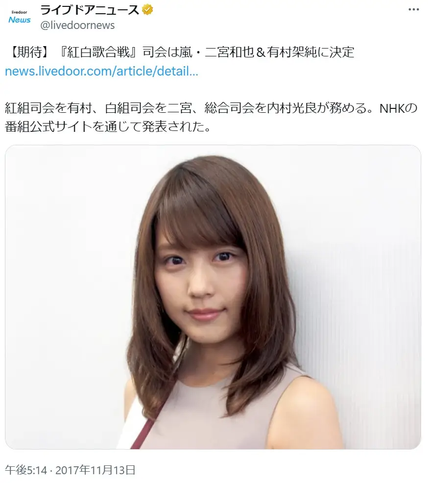 第8位:有村架純(272票)