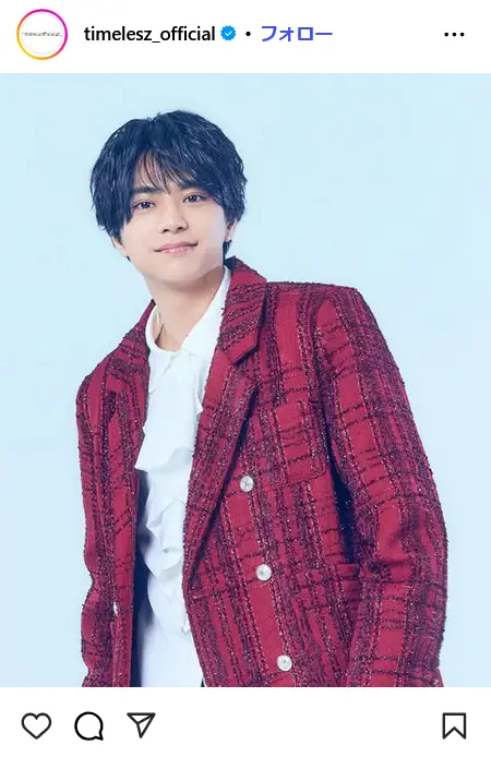 第10位：佐藤勝利（timelesz）（187票）