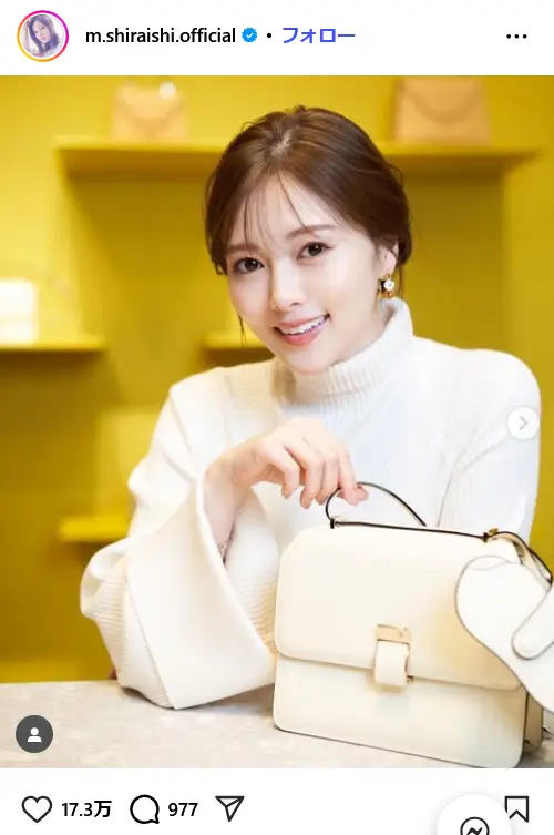 第1位：白石麻衣（448票）