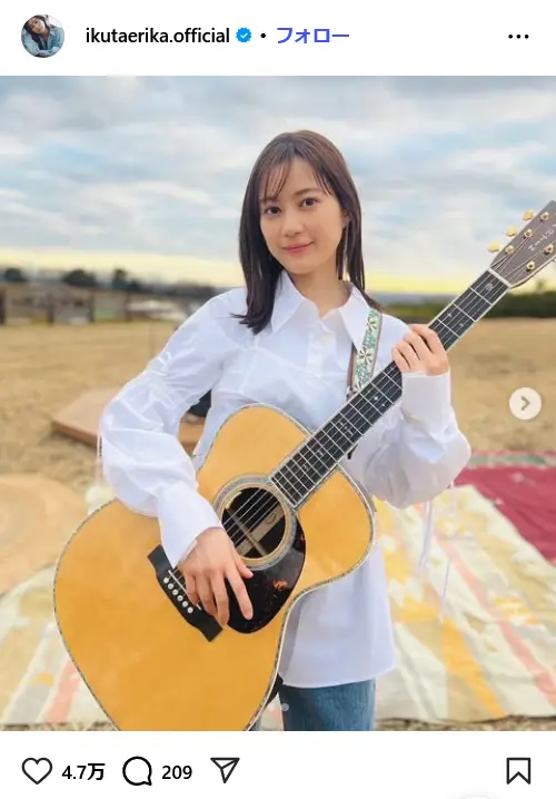 第2位:生田絵梨花(元乃木坂46/2021年卒業)(190票)