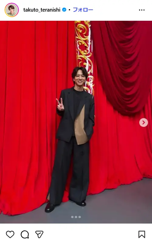 第7位:寺西拓人(timelesz)/178cm(68票)