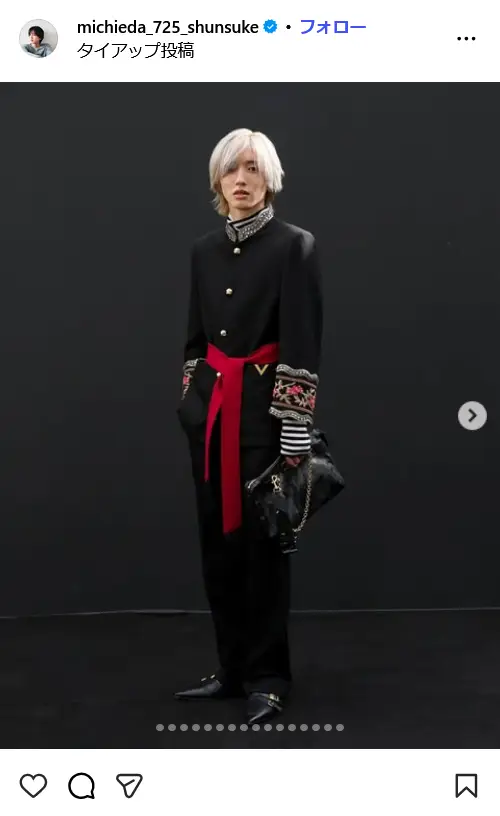 第6位:道枝駿佑(なにわ男子)/180cm(70票)