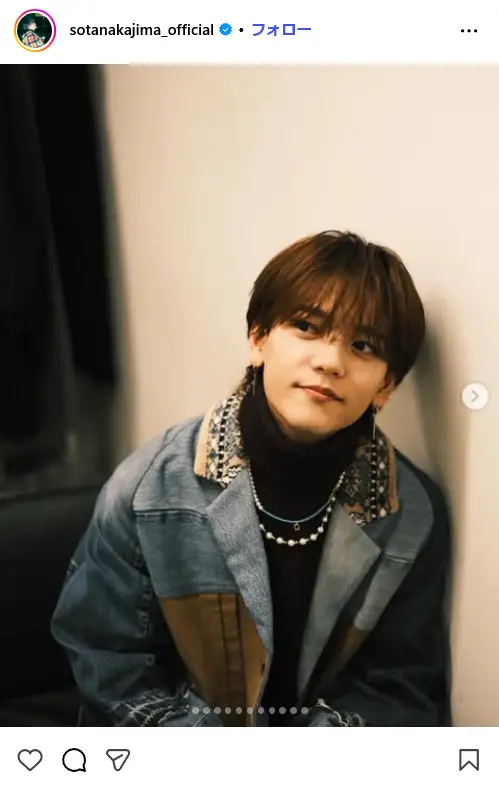 第2位：中島颯太（427票）