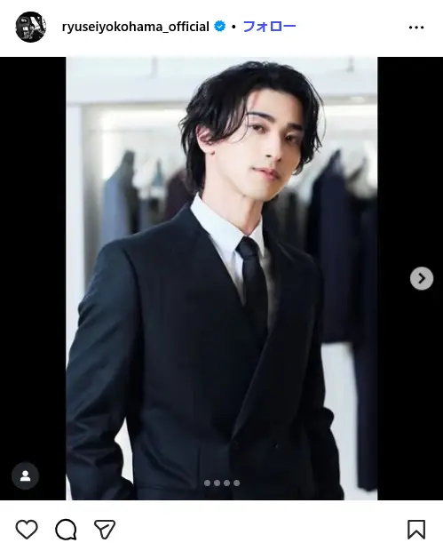 第1位：横浜流星（152票）