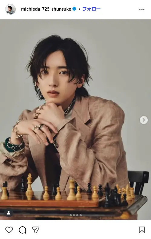 第3位：道枝駿佑（なにわ男子）（75票）