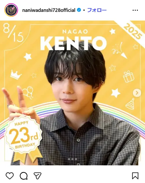 第6位:長尾謙杜(なにわ男子)(226票)