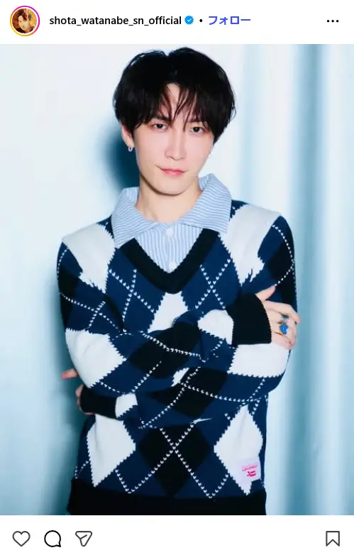 第5位：渡辺翔太（Snow Man）（239票）