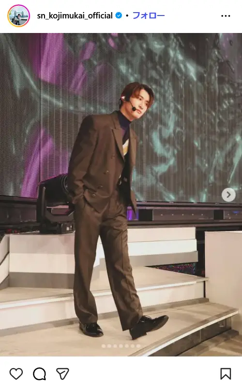 第9位:向井康二(Snow Man)/175.5cm(66票)