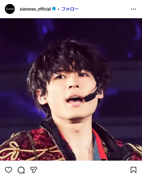 第10位:松村北斗(SixTONES)(30票)