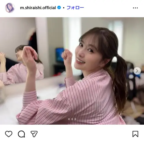 第1位：白石麻衣（52票）