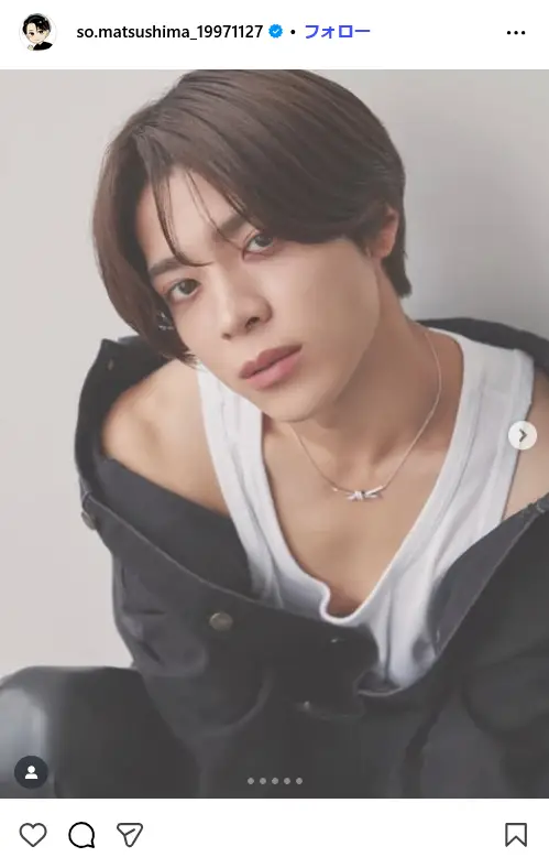 第8位:松島聡(timelesz)(46票)※同率