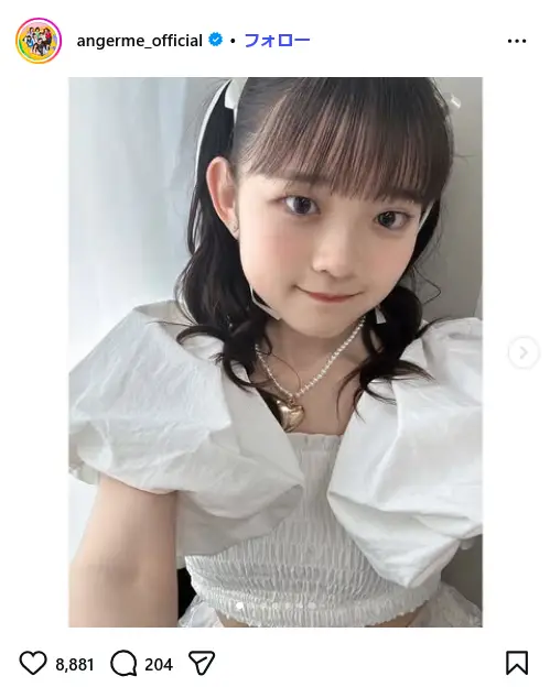 第6位：松本わかな（アンジュルム）/18歳（49票）