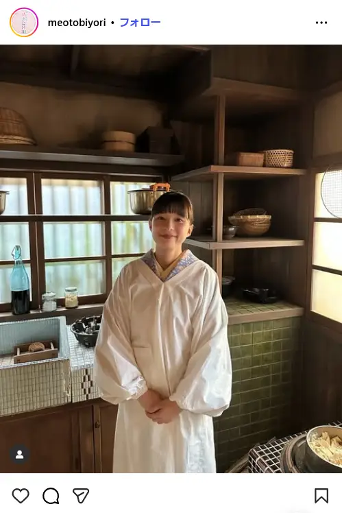 第3位：「波うららかに、めおと日和」芳根京子（122票）