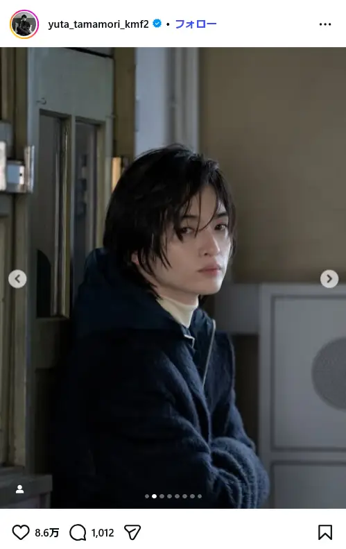 第1位:玉森裕太(Kis-My-Ft2)(264票)