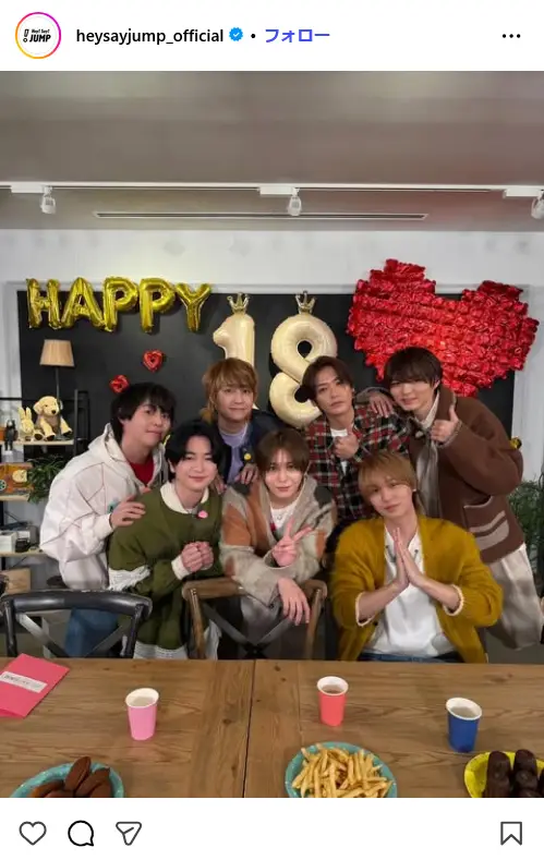 第7位：Hey! Say! JUMP（168票）