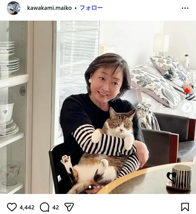 第9位：川上麻衣子（誕生日：1966年2月5日）（276票）