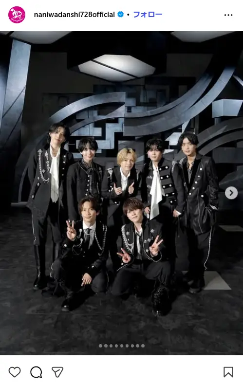 第6位：なにわ男子（169票）